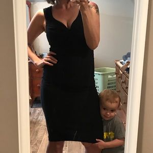 Rock steady for ModCloth sexy black dress L